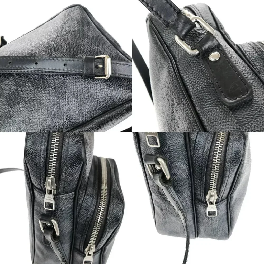 LOUIS VUITTON Rem Crossbody Shoulder Bag Damier Graphite Black